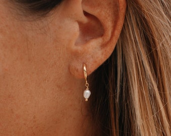 Modern Jewelry Hoop Charm Earrings Long Earrings in Pink Modern Earrings Statement Dangle Earrings For Woman Gift For Her