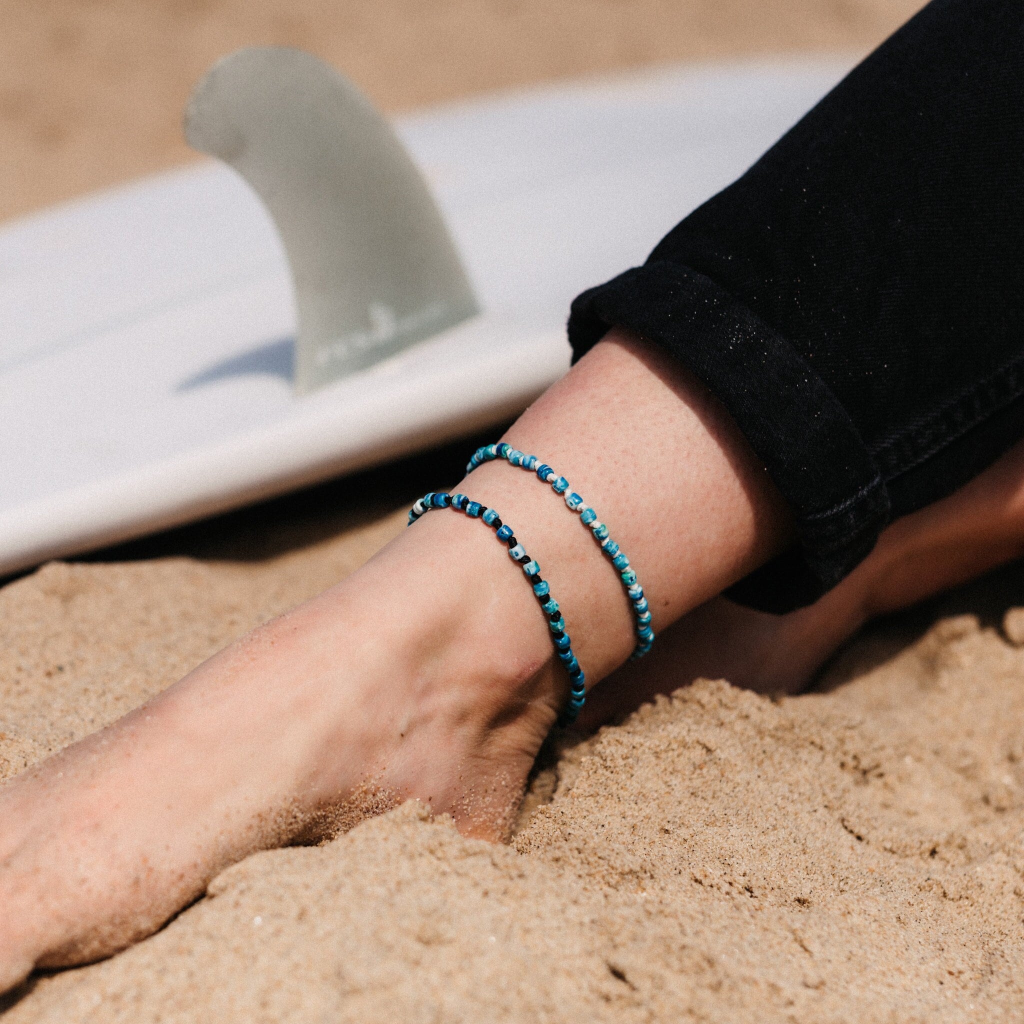 ELIN フォルム パンツ アクアガール（Recycled Plastic Anklet 