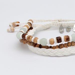Deux Alpes Wood and Stone Bracelet Set - Off Piste Collection image 4
