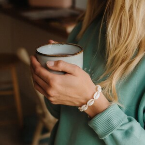 Livadi Shell Bracelet by Pineapple Island Handmade Cowrie Shell Bracelet, Ocean-Inspired Jewellery Perfect Gift for Her Ocean Bracelet image 6