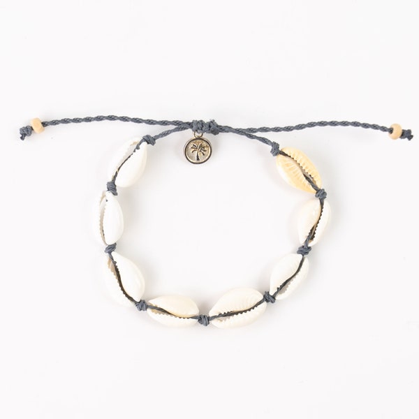 IMPERFECT Bracelet de cheville coquillage Livadi par Pineapple Island | Bracelet de cheville fait main en coquillages cauris, bijoux inspirés de l'océan | Cadeau parfait pour elle
