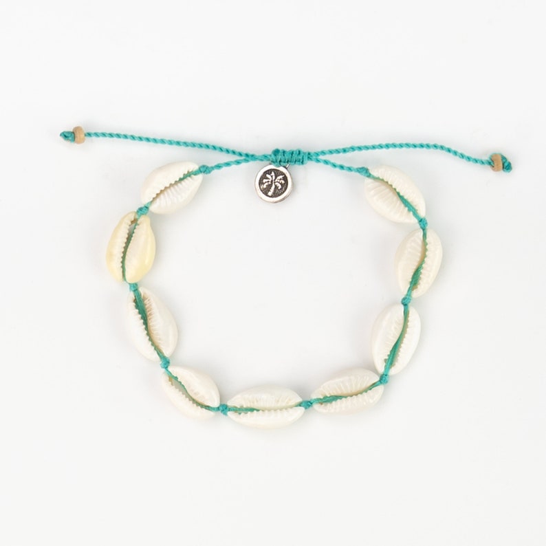 Livadi Shell Bracelet by Pineapple Island Handmade Cowrie Shell Bracelet, Ocean-Inspired Jewellery Perfect Gift for Her Ocean Bracelet Turquoise