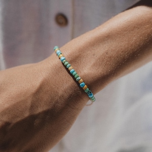 Arve River Mens Stone Bracelet - Off Piste Collection