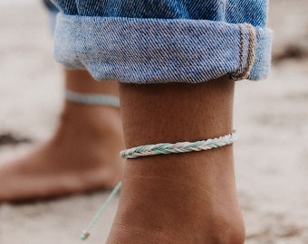 Maori Braided Anklet, Anklet, Beach anklet, Surf Anklet, Surf Jewelry, Handmade jewelry, Anklet for Woman, Braid anklet, Pineapple Island