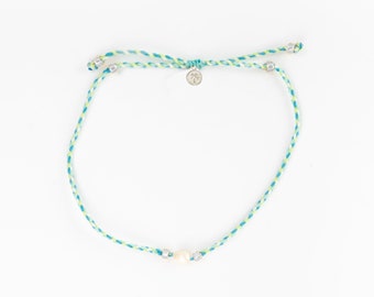 Tobillera Boho Pearl - Surf & Beach Boho Jewelry de Pineapple Island / Pulsera de tobillo hecha a mano, pulsera surfista