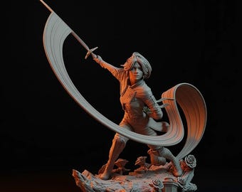 Maelle – Expedition 33 Plik STL Skala 1:10 (Pełny rozmiar + popiersie)