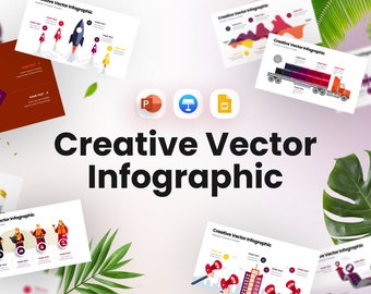 Creative Vector Startup Presentation Template | Investor-Ready Pitch Deck with Graphics