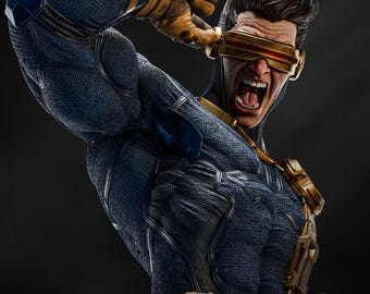 Cíclope - Marvel STL / Escala 1/6 / 2 variantes. Descarga del archivo de impresión 3D STL.