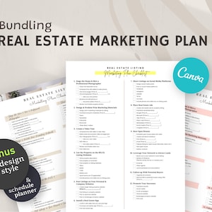 Close Listings with Confidence – Editable Real Estate Marketing Plan & Seller Checklist | Canva Presentation Toolkit | Editable Canva PDF