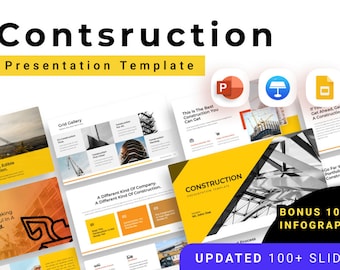 Modèle de présentation de construction | Graphiques de l'industrie du bâtiment | Diapositives de gestion de projet | Graphiques chronologiques de construction