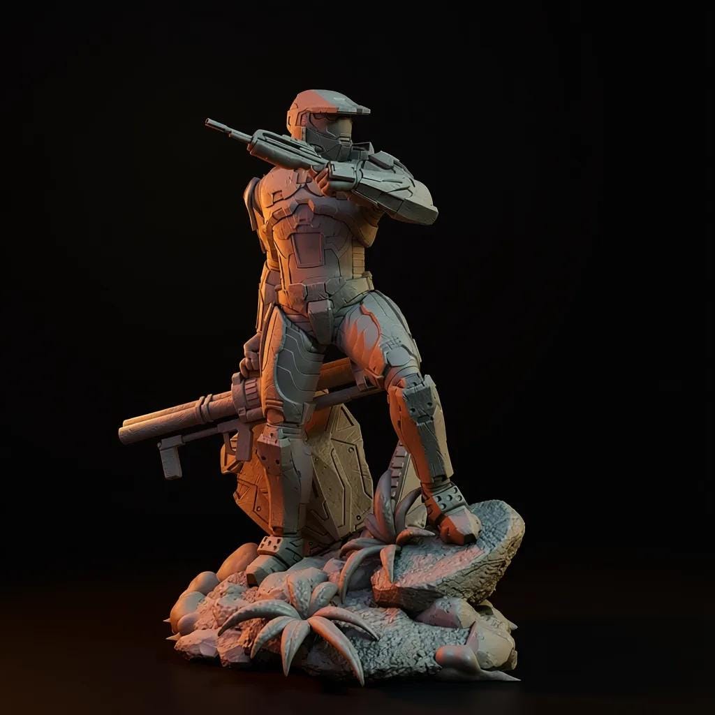 Kotobukiya Halo 3 Master chief Field of battle ARTFX