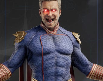 Corrupt Superhero Leader STL | Fullsize + Bust | 3 Variant Models