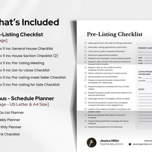 Pre Listing Checklist Luxury Guide Editable Digital Real Estate ...