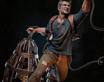 Escultura de Nathan Drake - Tomb Raider en San Luis