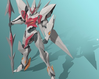 Figura STL - Tekkaman Blade Blaster / Temporada 3 - Grado Ultra