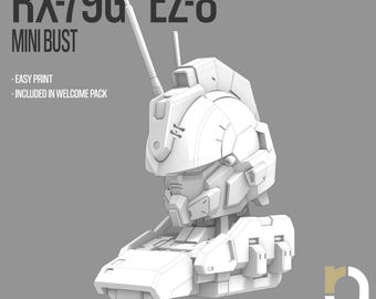 Mini busto n.° 1 RX-79G EZ-8 / Modelo de impresión 3D Descargar