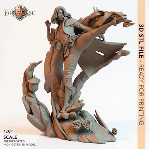 Lune – File STL Expedition 33 scala 1:10 (Fullzize + Busto)