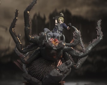 Leon S Kennedy Creature Battle STL – Resident Evil Modelo para impresión 3D (Archivo STL digital)