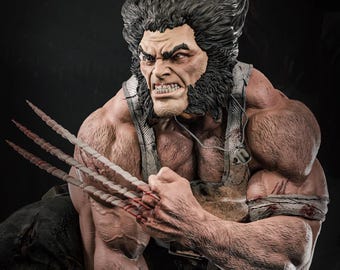 Fichier impression 3D Wolverine | Échelle 1/6 | Téléchargement du modèle de fichier d'impression STL 3D