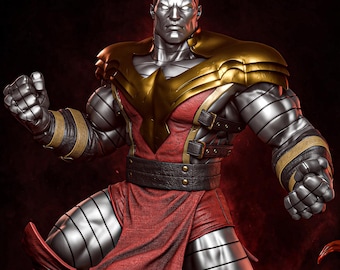 Colosse X-Men Marvel | Statue 3D mutante en acier inoxydable | Diorama de super-héros comique X-Men