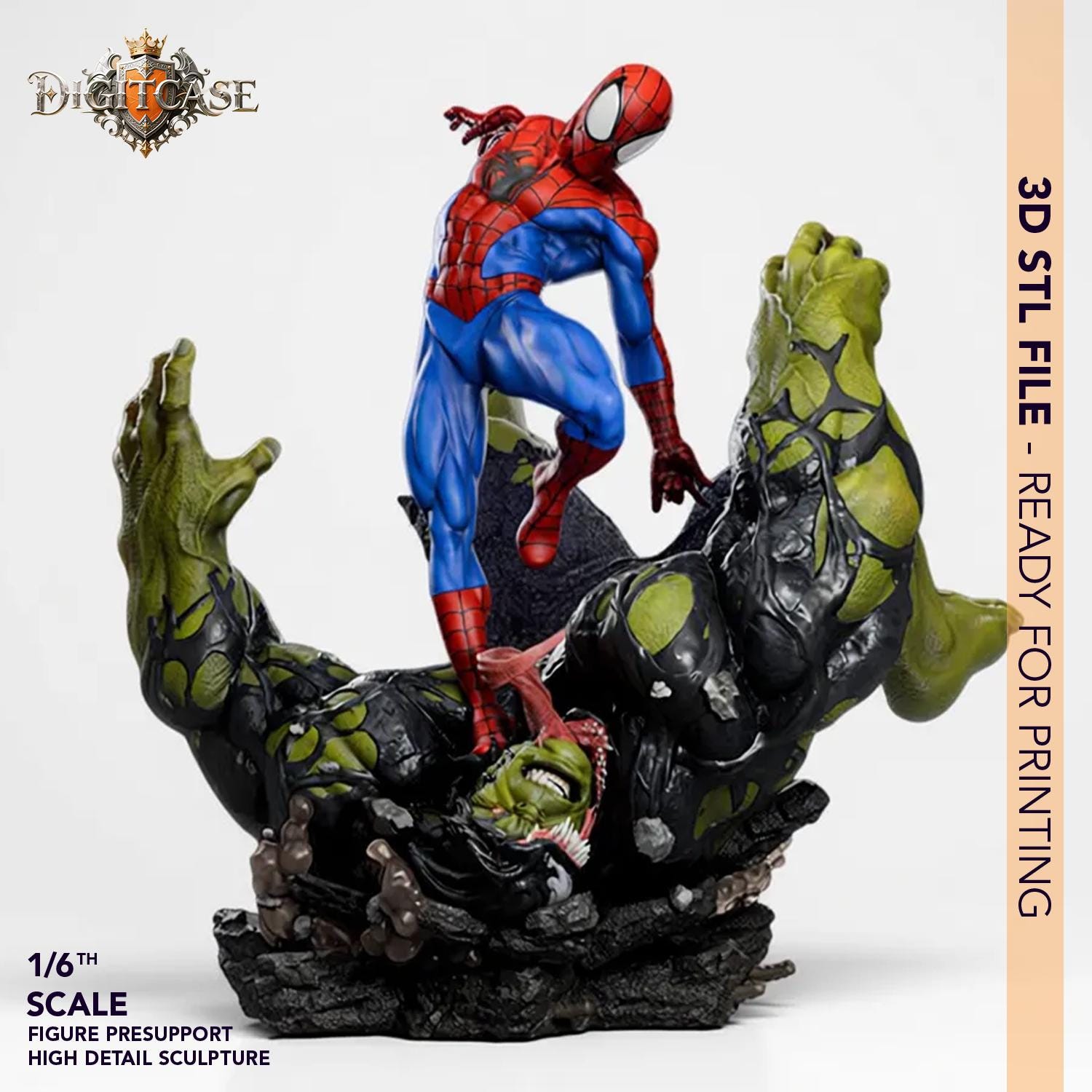 Spiderman vs venom statue - Etsy 日本