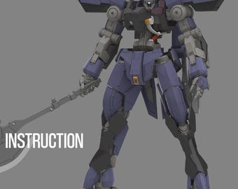Estatua STL de EB-AX2 Graze Ein / Modelo para impresión 3D a escala 1/100
