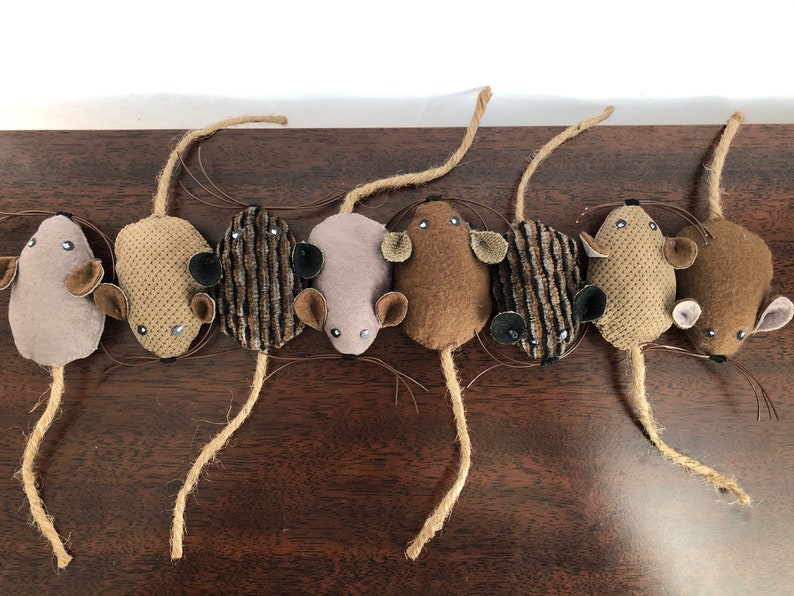 Cat Mouse Toy Handmade Cat Toy Mice Toy for Cats Mice Cat Etsy