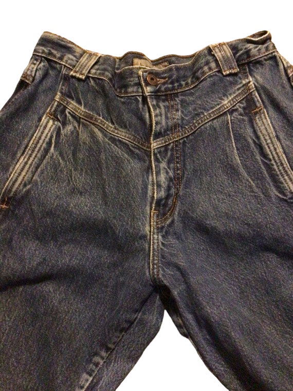 Vintage Bonjour High Rise Jeans Size 28 Blue Retr… - image 2