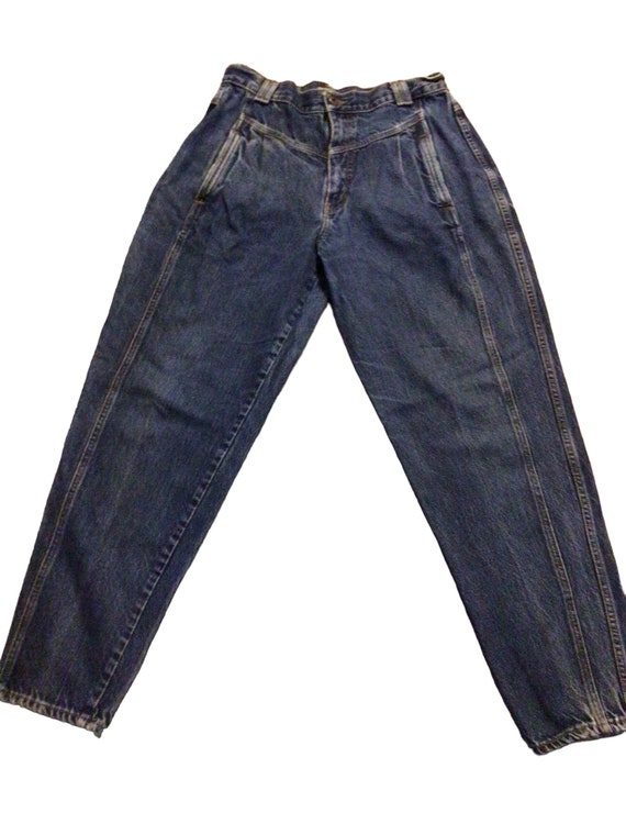 Vintage Bonjour High Rise Jeans Size 28 Blue Retr… - image 1