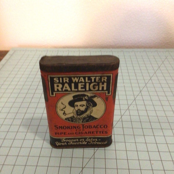 Sir Walter Raleigh Tobacco Tin