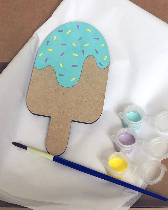 Paint You Own Ice Lolly Kit, craft activity for kids, summer activity