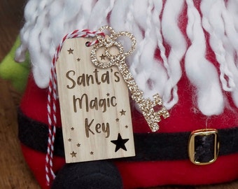 Santa's Magic Key, father christmas, Christmas eve keepsake gift, Christmas Eve box filler