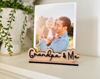 Grandparent Freestanding Wooden Photo Frame