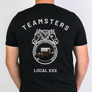 Personalized Teamsters Union Shirt for Package Driver Teamsters Member TShirt Gift Teamsters Contract Customizable Feeder Driver Shirt
