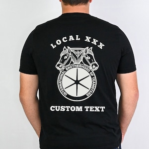 Personalized Teamsters Union Shirt for  Teamsters Member TShirt Gift Teamsters Contract Customizable T-Shirt for Local Members Driver