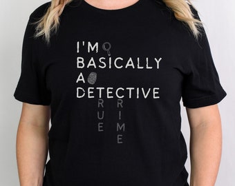 Funny True Crime Shirt Gift for True Crime Fan Tshirt Gift for True Crime T-shirt Gift for Her True Crime Junkie Gift for True Crime Podcast
