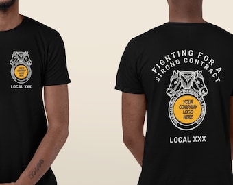 Custom Teamsters Union Shirt Personalizable Teamsters Members TShirt Gift Teamsters Contract T-Shirt for Local Members  Green