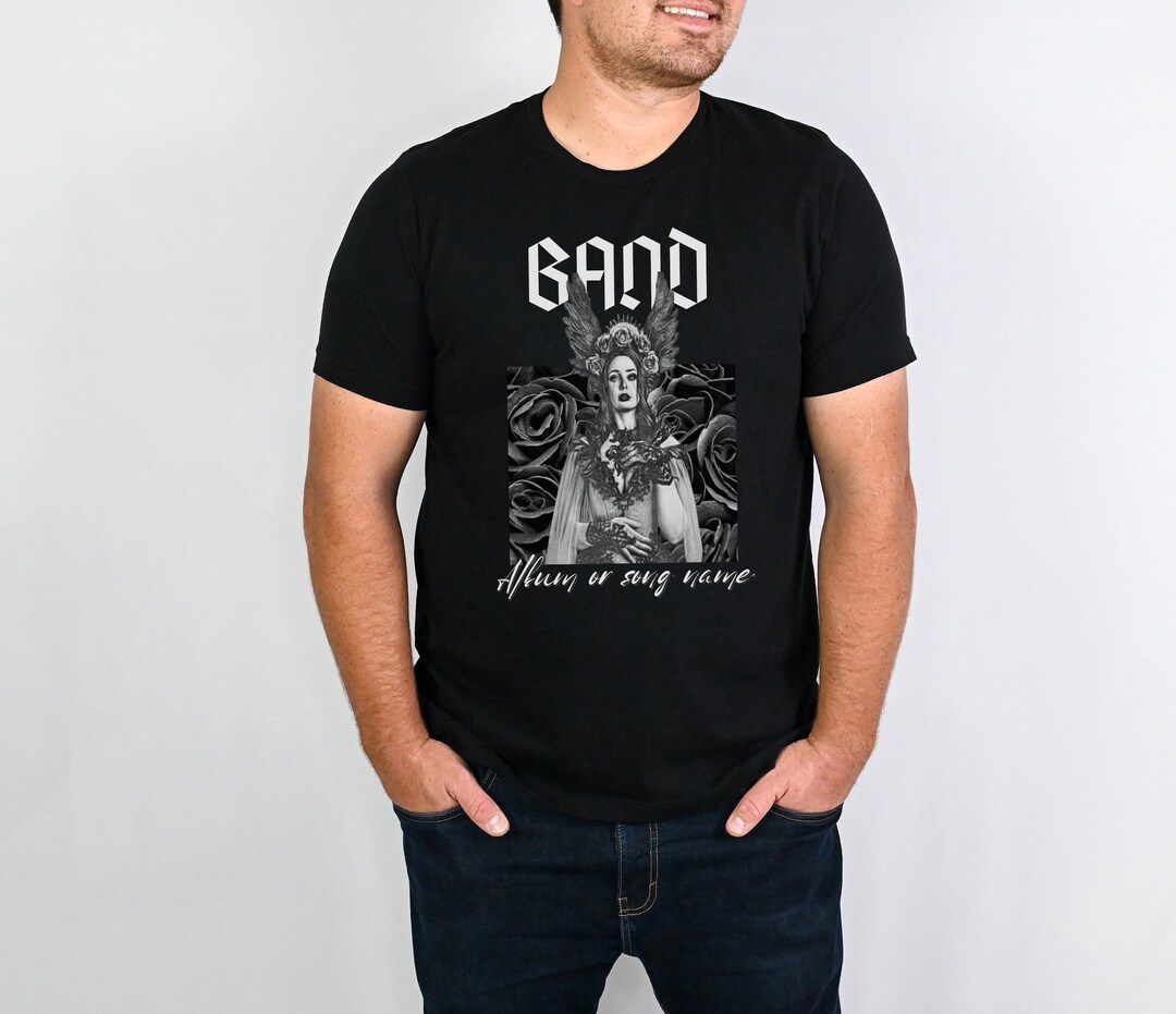 Custom Band Shirt Gift for Him Custom Band Tshirt Gift for Metal Band