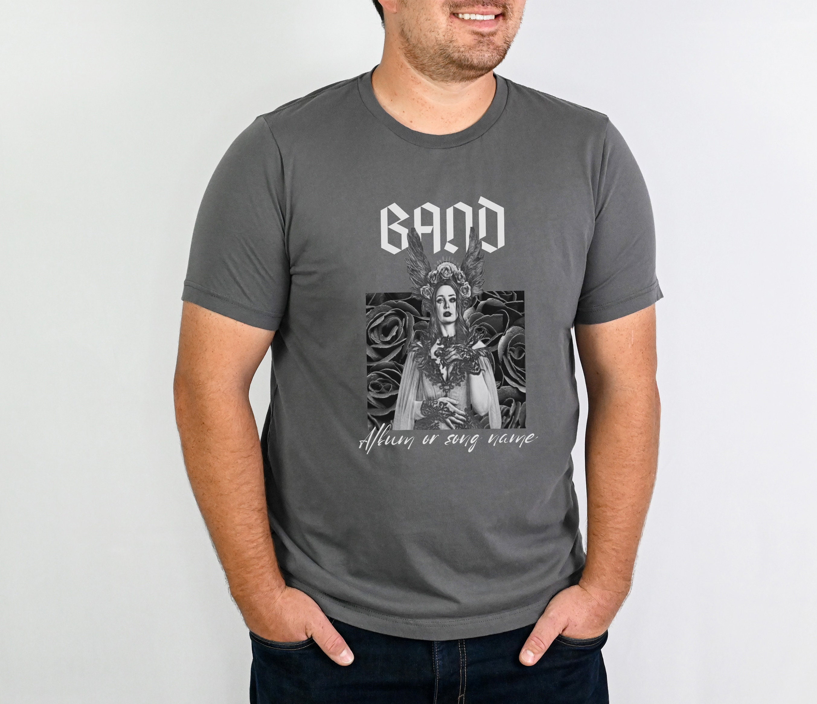 Custom Band Shirt Gift for Him Custom Band Tshirt Gift for Metal Band