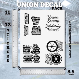 Teamsters Union Sticker Pack for Union Members Labor Rights Gift Teamsters Contract Stickers Strike Ready Organizer Decal Set Union Stickers