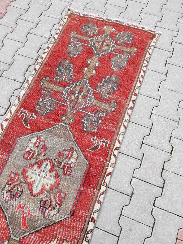 Hallway Runner Rug Low Pile Runner Rug Long Size Runner Etsy