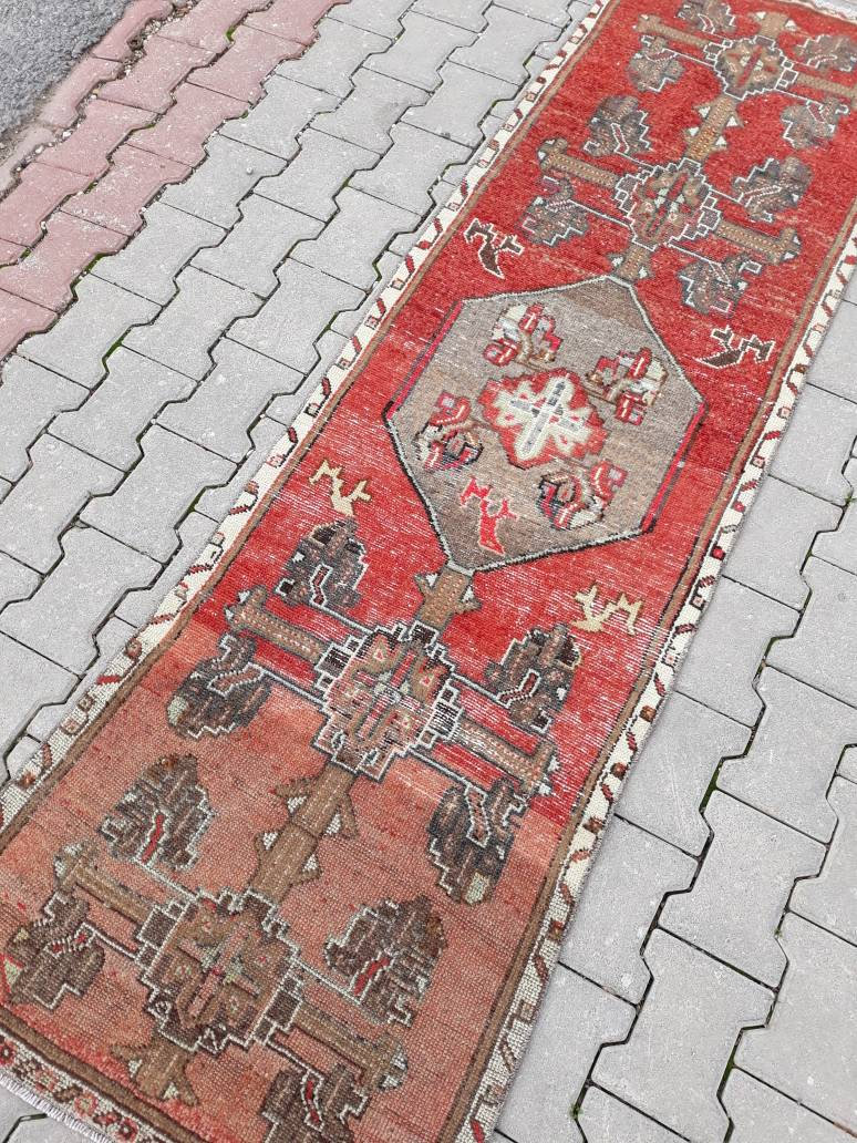Hallway Runner Rug Low Pile Runner Rug Long Size Runner Etsy