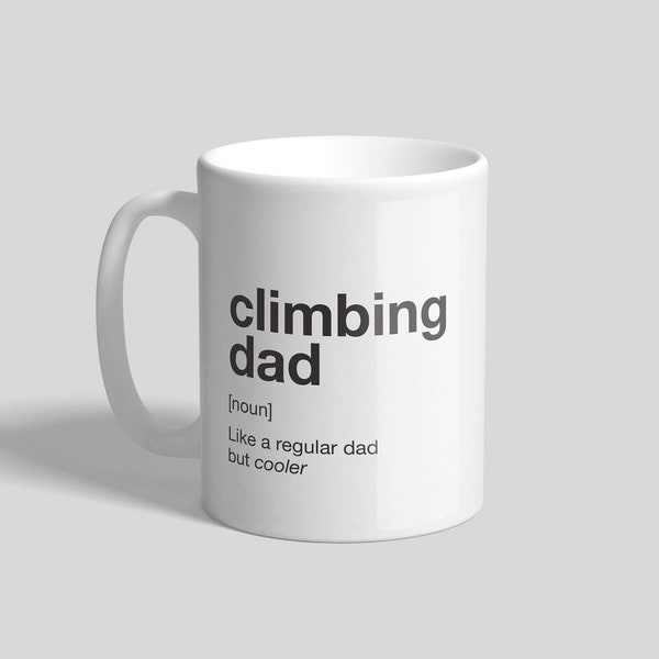 Climbing Dad Mug