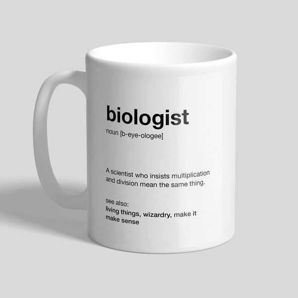 Biologist Description Mug