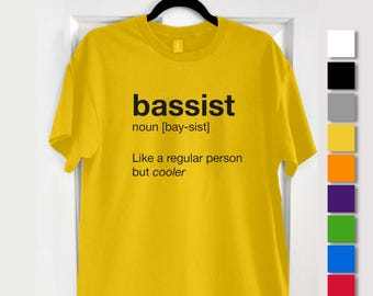 Maglietta Bassist: un divertente regalo unisex per bassisti!