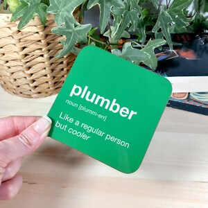 Klempner (Gender Neutral) Untersetzer