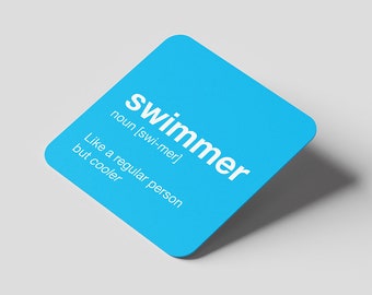 Dessous de verre Swimmer (sexe neutre)