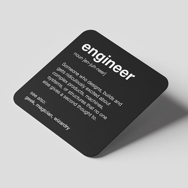 Engineer Description Coaster