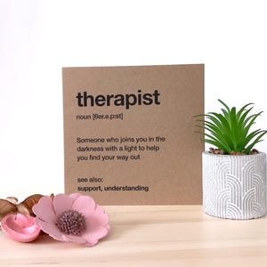 Therapist Description Card