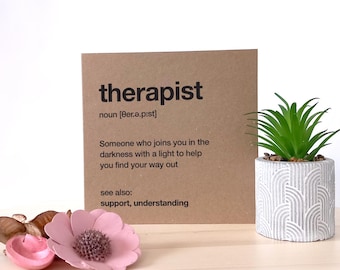 Tarjeta de descripción del terapeuta